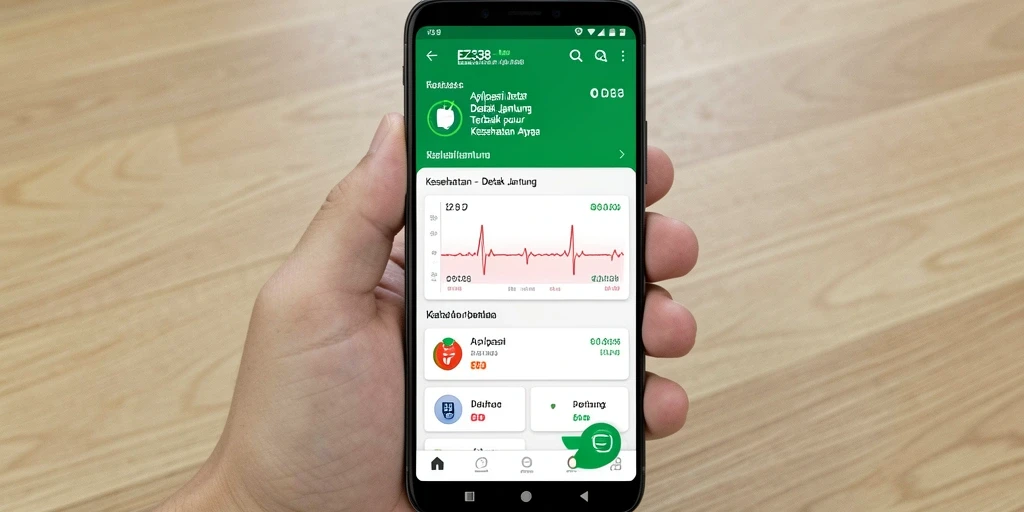 Antarmuka EZ338 yang intuitif dan informatif untuk detak jantung