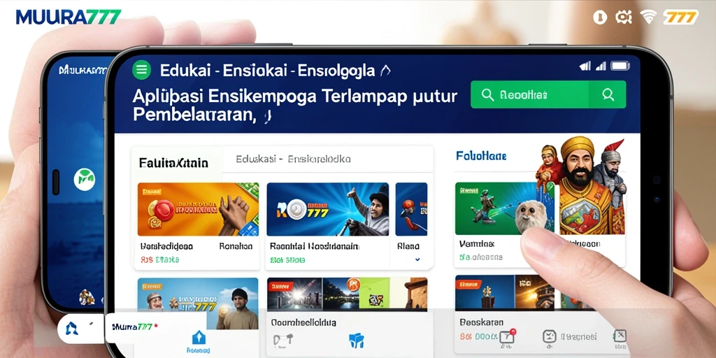 Antarmuka aplikasi MUARA777 yang informatif dan menarik.