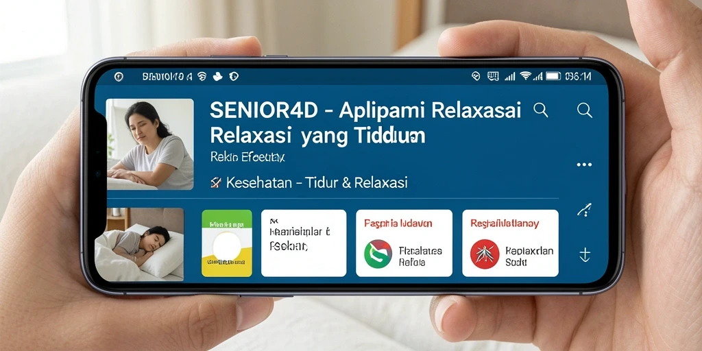 Antarmuka pengguna SENIOR4D yang sederhana dan mudah digunakan.