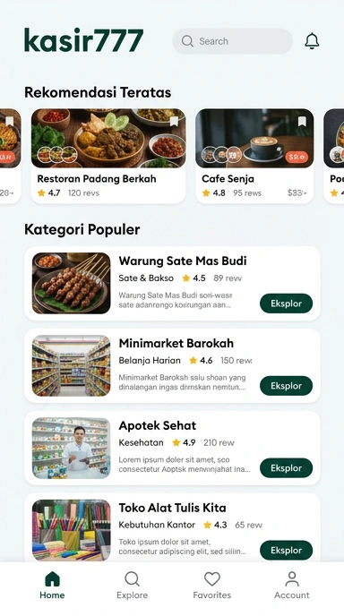 Kasir777 — Halaman Indeks Aplikasi Populer & Kanal Uji